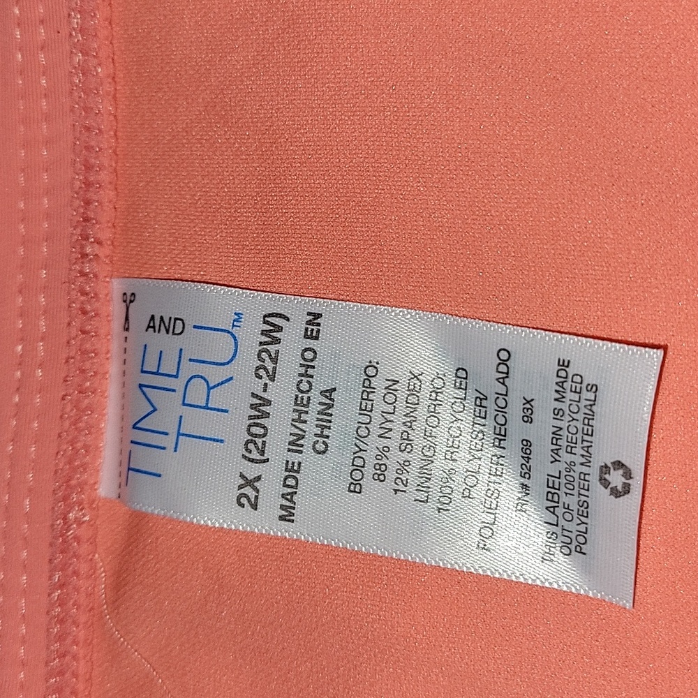 NWT Women's Size 2X(20W-22W)High-Leg High Waist Swim Bottom - Picture 3 of 4